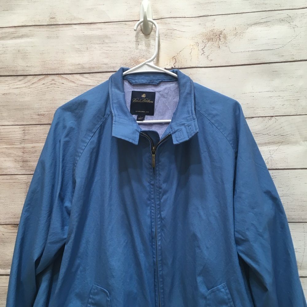 BROOKS BROTHERS LIGHTWEIGHT JACKET IN BLUE - Picture 2 of 8